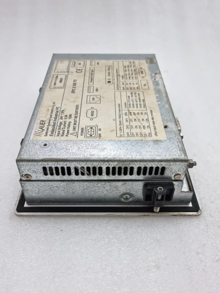 Lauer Embedded Industrial Pc EPC X 550 TC Tested as Photos EPCX550TC For Parts